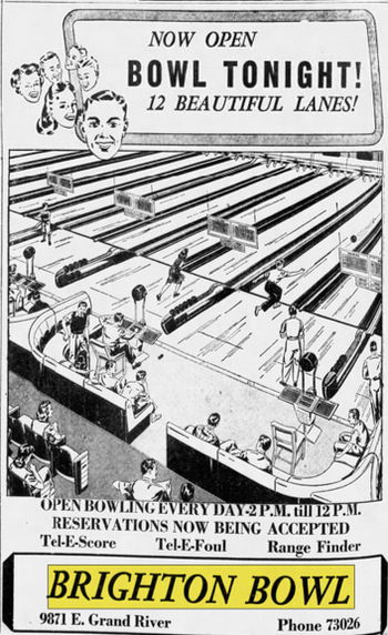 Brighton Bowl (Brighton Bowl-n-Bar) - Mar 31 1948 Ad
